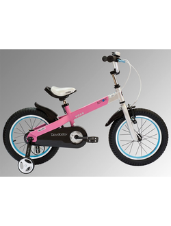 Детский велосипед Royal Baby Buttons Alloy 16" розовый