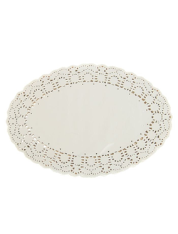 Салфетки ажурные Овал 19*27 см, 250шт.