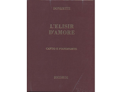 Donizetti. L'elisir d'amore Klavierauszug (it) gebunden