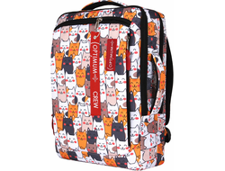 Рюкзак сумка для ноутбука 15.6 - 17.3 дюймов Optimum, котики