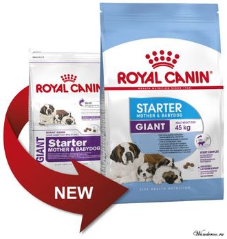 Royal Canin Giant Starter Роял Канин Джаинт Стартер корм для щенков собак гигантских пород в период отъема и до 2 месяцев, 15 кг