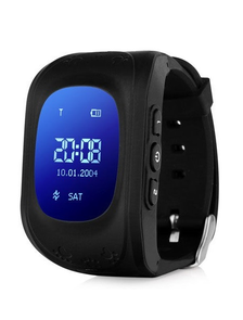 Детские часы Smart Baby Watch с GPS Q50 - чёрные