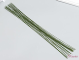 Проволока для творчества &quot;Florico&quot; 0.7 мм, 30 шт, 40 см, в бумажной оплётке, зелёный