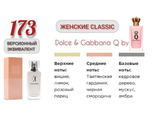 Духи женские EC Classic 173, 50 мл  Версионный эквивалент Dolce&amp;Gabbana Q by