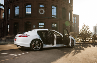 Porsche  Panamera Turbo (Белая)