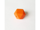 Силиконовый многогранник 17 мм. Оранжевый