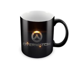 Кружка Overwatch logo (чёрная)