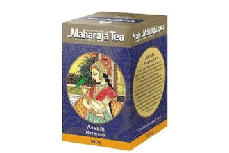 Чай индийский чёрный байховый Ассам "Хармати" Махараджа 100 г