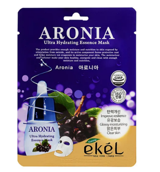 EKEL Маска тканевая с экстрактом Аронии ARONIA Ultra Hydrating Essence Mask, 1 шт. 513597