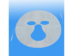 Микротоковая токопроводящая маска-электрод для лица