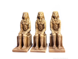 PHARAOH STATUES  (PAINTED)