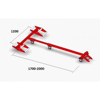 Подкатная Тележка для снегохода 100106Т (223003Т) TM 100106T