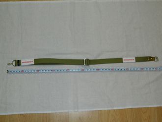 Russian-Soviet Army Saiga/AK-74 canvas gun sling two snap locks GREEN