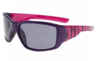 Детские солнцезащитные очки Goggle Jungle E962-2 фиолетовые с розовым поляризационные