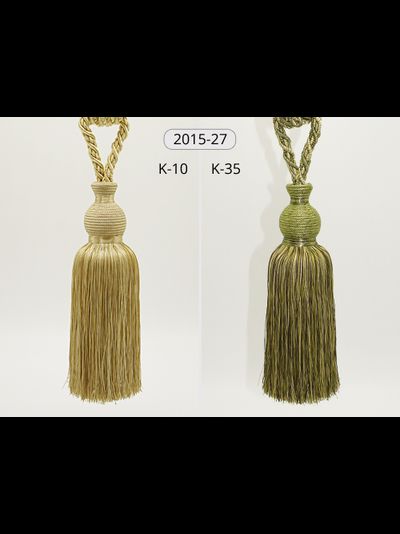 Арт. 2015-27 NEW. Небольшая кисть для портьер мелким оптом, 66 см