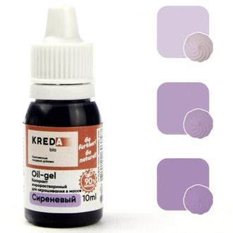 Краситель Жирорастворимый Kreda, Oil-gel 10 г, Сиреневый