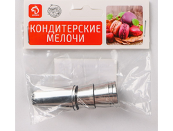 Набор кондитерских насадок 6 шт 3,8х1,8 см 	 №33
