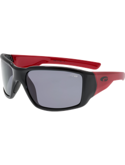 Детские солнцезащитные очки Goggle Jungle E962-1 черные с красным поляризационные