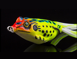 Воблер ThunderFrog Fishing (лягушка) 6гр, 4,5см,  желтая/красная голова