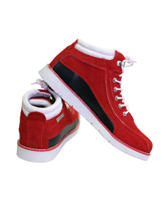 Ботинки "SAVEL-МЕГА" красные замша (распродажа)
