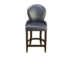 Полубарный стул Лира на деревянных опорах сиденье 65 см без каретной стяжки