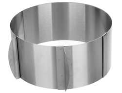 Раздвижное кольцо для выпечки, диаметр 20 - 38 см, ВЫСОТА 10 см (БОЛЬШЕЕ)