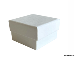 Коробка ювелирная для кольца Квадрат 5 x 5 см h - 3 см Молочный