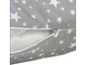Подушка обнимашка Биосон во весь рост I 190 см с наволочкой поплин звезды на сером