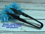 Ножницы для обрезания нитей №23-2, длина 10,5см, цвет черный, 30р/шт