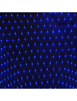 Гирлянда сетка светодиодная 3х2 синий свет