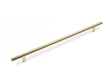 Ручка рейлинговая D12мм 320 мм/400 мм, матовое брашированное сатиновое золото