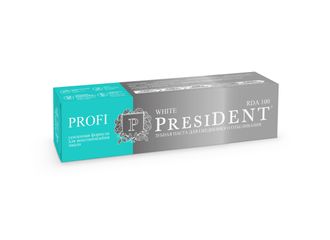 Зубная паста для ежедневного отбеливания Profi White, PresiDENT, 50 мл.