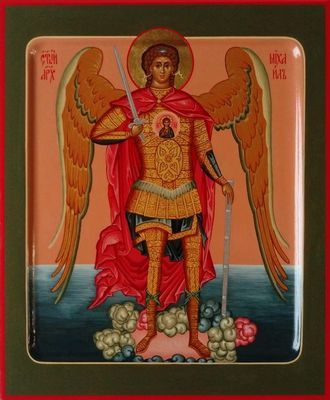 Образ Святого Архангела Михаила.  Формат иконы: 17,5х21см.