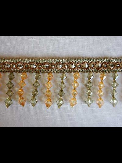 Арт. 535553. Тесьма со стеклярусными подвесками для декорирования портьер и домашнего текстиля