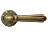 Дверные ручки RUCETTI RAP-CLASSIC-L 5 OMB Цвет - Старая античная бронза