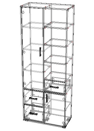 Шкаф "ТОПАЗ" (модификация 2)