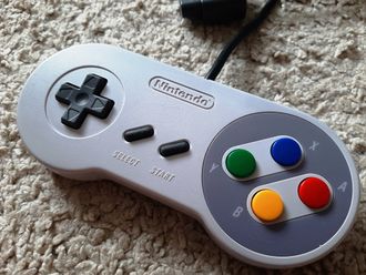 Оригинальный контроллер для Nintendo Super Famicom Jr / SNES Jr Controller SNS-102 Очень редкий