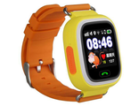 Детские часы-телефон с GPS-трекером Smart Baby Watch Q90 Оранжевые