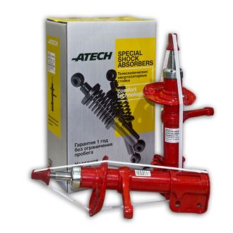 Стойки передние ATECH SPORT-GAS ВАЗ 2170, 2190 занижение -50 (2шт)