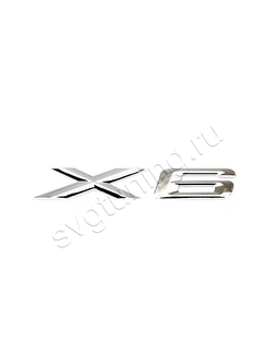 Шильдик логотип Х6 на багажник для BMW X6 E71