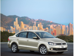 Автомобильные авточехлы для Volkswagen Polo Sedan с 2010-2020 г.в. задняя спинка и сиденье сплошные