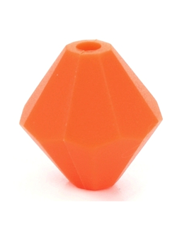 Силиконовый кристалл 13x14 мм Оранжевый