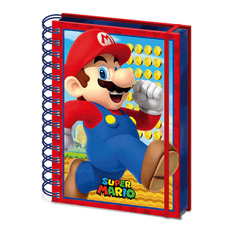 Записная книжка Pyramid: Nintendo: Super Mario (Mario) A5 Wiro Notebooks