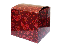 Подарочная коробка для кружки Сердечки