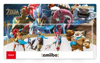 Фигурки amiibo Набор из 4-х фигурок Урбоса + Ревали + Мифа + Дарук (коллекция The Legend of Zelda)