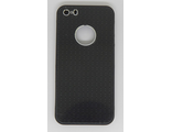 Защитная крышка iPhone 7 (арт. 24047) черная с вырезом под логотип