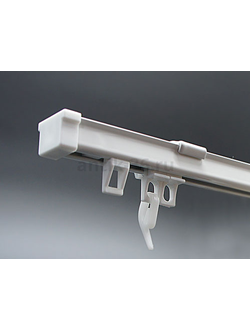 Профиль 090-1 алюминиевый, усиленный, для среднего веса штор