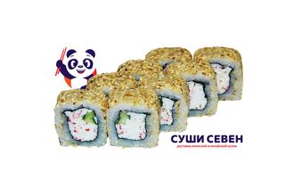 Краб снежный, кунжут, майонез, огурец.  200 гр