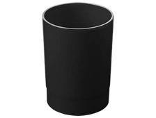 Подставка-органайзер СТАММ (стакан для ручек), 70х70х90 мм, черный 237046