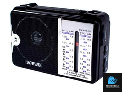 Радиоприемник Soewel SW-606AС Black